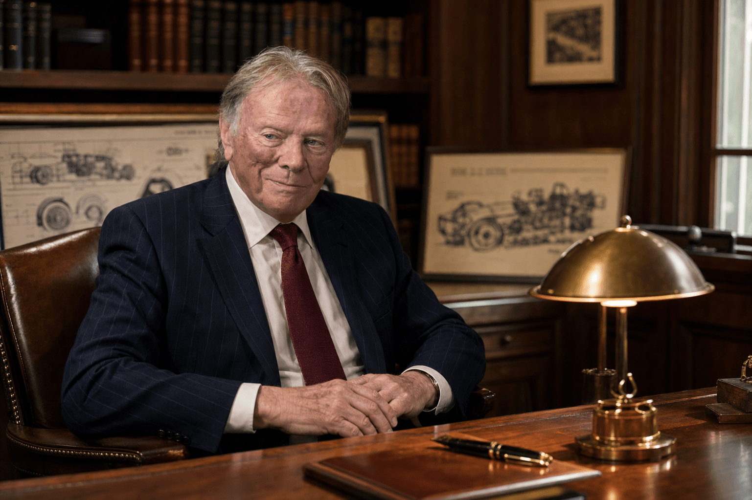 Dieter Elsner, founder of Eight Infinity, at his desk