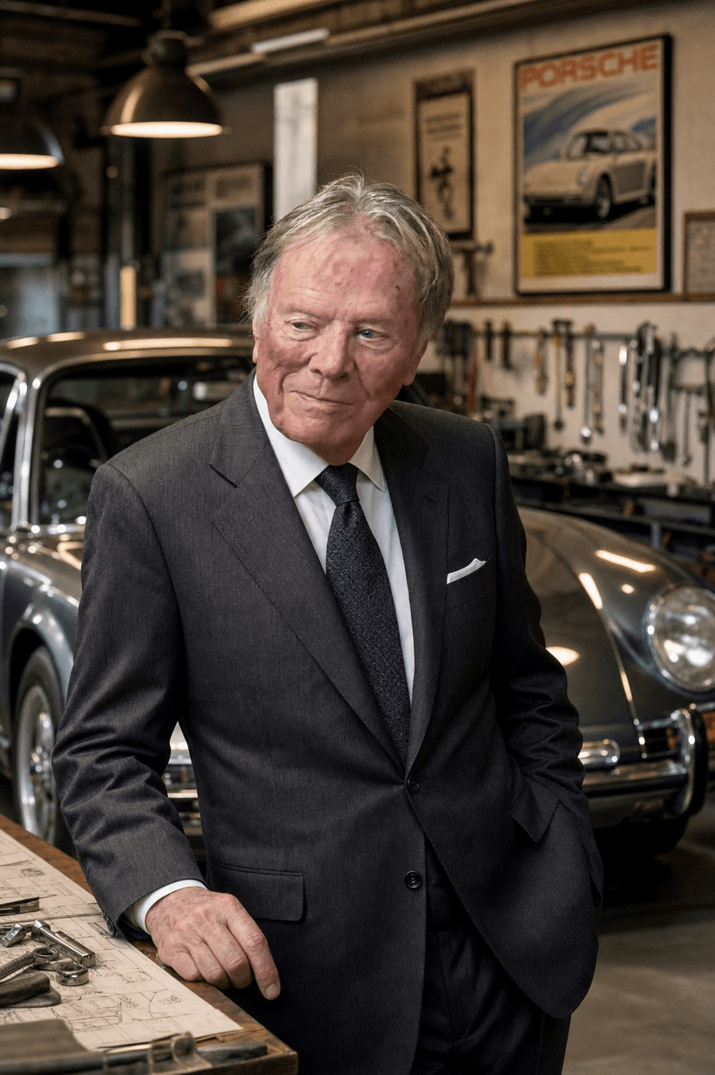 Dieter Elsner, founder of Eight Infinity, in his workshop